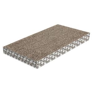 China Eco - Friendly Cardboard Scratch Pad Customized Shape To Shed Cats' Claws factory