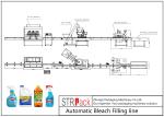 Bleaching Water Toilet Cleaner Filling Machine Corrosion Resistant Material