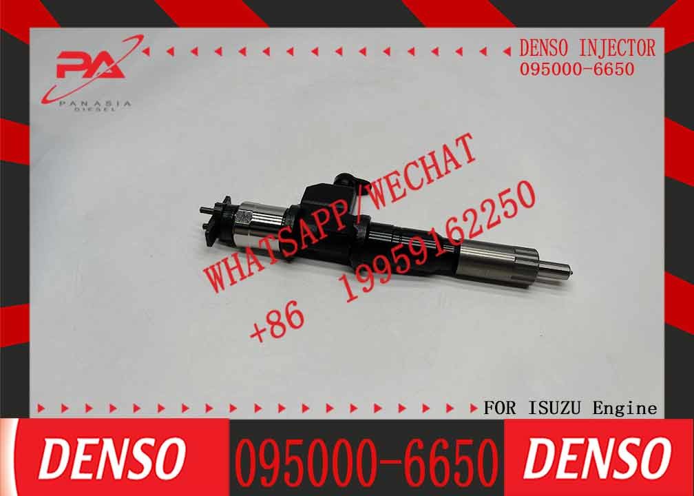 High Performance Diesel Injector 095000-6650 Common Rail Fuel Injetor 8-98030550-4 for ISUZU