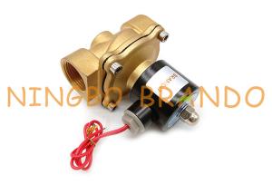 China UW-25 2W250-25 1'' 2/2 Way Semi-Diaphragm Brass Solenoid Valve factory