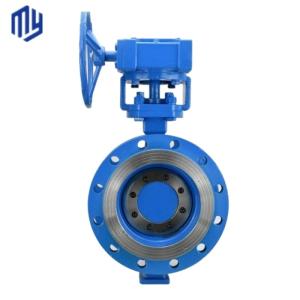 China Medium Temperature Double Flange Butterfly Valve with Wafer Connection factory