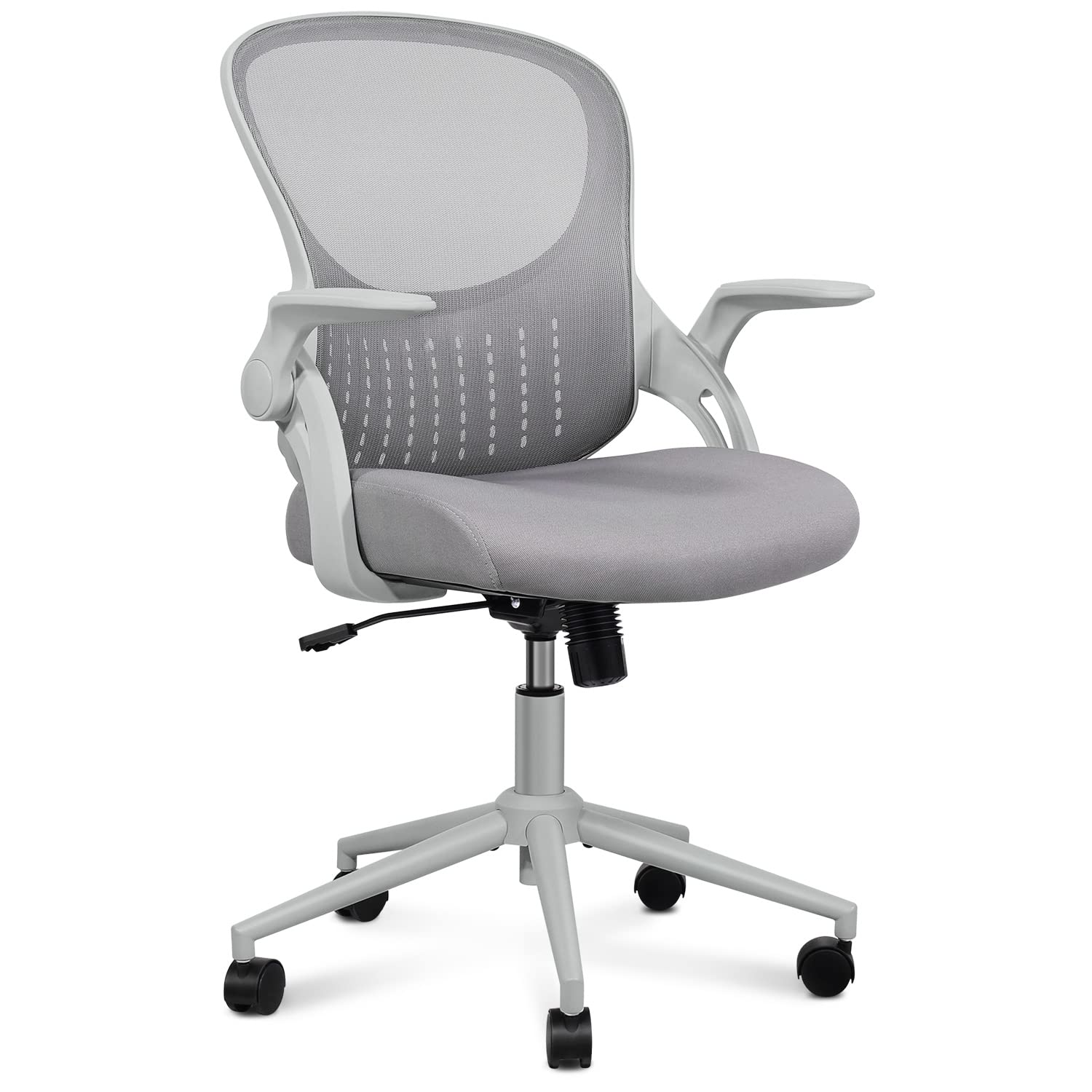 Mail packing Y Ergonomic Mesh Computer Desk Chair with Lumbar Support and Flip-up Arms