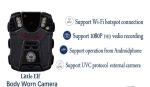 H.264 wireless Police Body Cameras Password protect USB 2.0 Port 3.3 Voltage