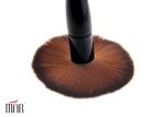 Silver Angled Contour Blush Brush , Multipurpose Powder Makeup Brush