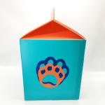 Foldable Hollow Sheet Corrugated Cardboard Cat House OEM Shaped