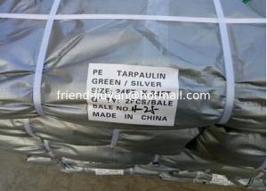 China UV Resistant Heavy Duty Tarpaulin Tarp Grey Green 150gsm Anti Friction Car Canvas factory