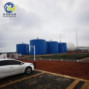 China Safety Glass Fused To Steel Bolted Panel Tanks For juice industry Waste Water Treatment factory