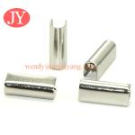 jiayang factory price brass plating 10mm flat metal cam buckle for flat lace