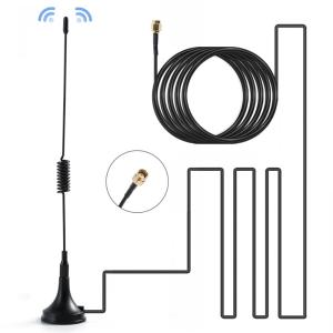 China Vertical Polarization High Gain 30dbi GSM 3G 4G Car Indoor Antenna with Magnetic Base factory