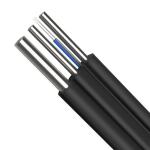 Bow Type FTTH Drop Cable G657A1 / 2 Fibers Self Supporting Fiber Optic Cable