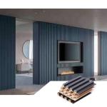 Natural Antisepsis Interior WPC Wall Panel Ceiling Board 155mm Width