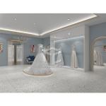 CNC Bridal Store Display Stands For Garments Shop Decoration