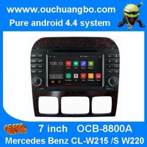 China Ouchuangbo Mercedes Benz W220 S550 S600 S350 S400 S280 audio dvd gps DVD android 4.4 OS factory