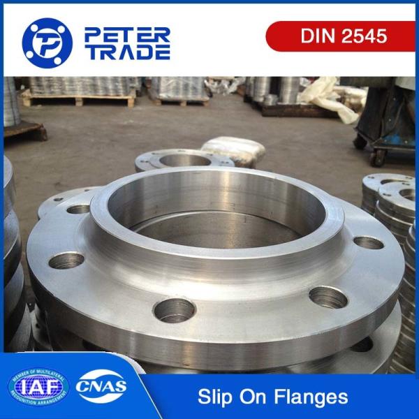DIN 2545 PN40 CS Slip On Flanges SORF Raised Face DN 10 to DN500 for Chemical