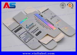 China Hologram Paper Anavar Oral Peptide Medicine Packaging Box 10ml bottle labels boxes factory