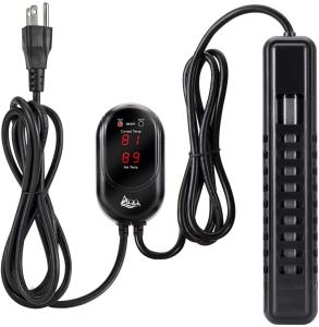 China Temperature Controller Submersible Aquarium Heater Rectangle For 95gal Tank factory