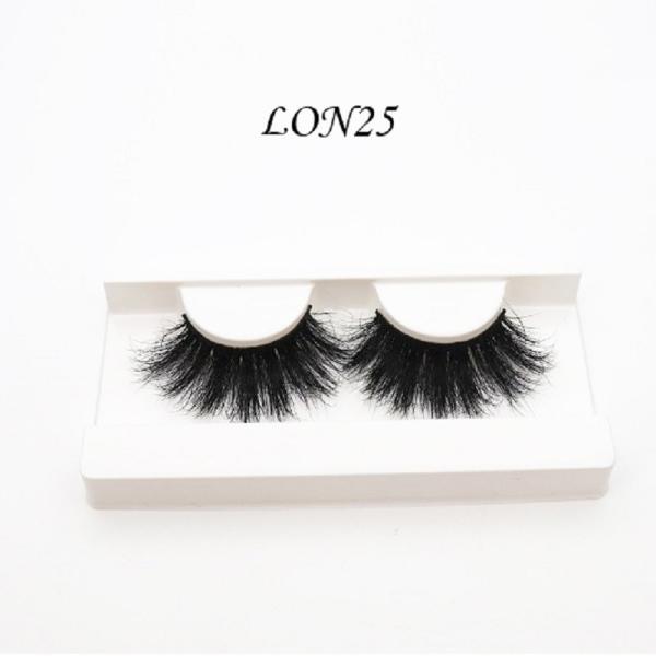 China Full Strip 6D 20mm Fluffy Faux Mink Lashes With Cruelty Free factory