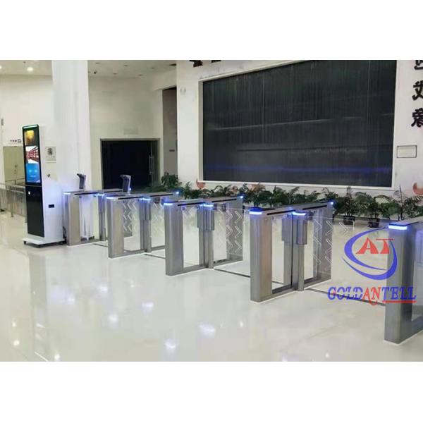 China Gyms Hotels Airport Swing Barrier Gate With Facial Recognition / NFC Access factory