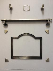 China Microwave Oven Door Glass Panel , Painting / Electroplated Oven Panel Replacement factory