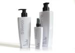 Solid White Plastic Cosmetic Bottles For Baby Care Products Storage
