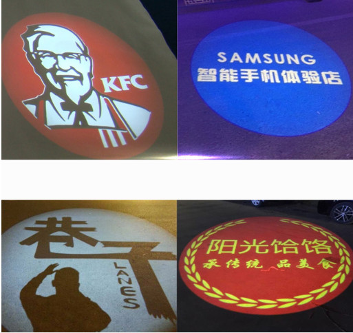 Professional Gobo Projector Light With Logo Projection , Rotating Speed Adjustable