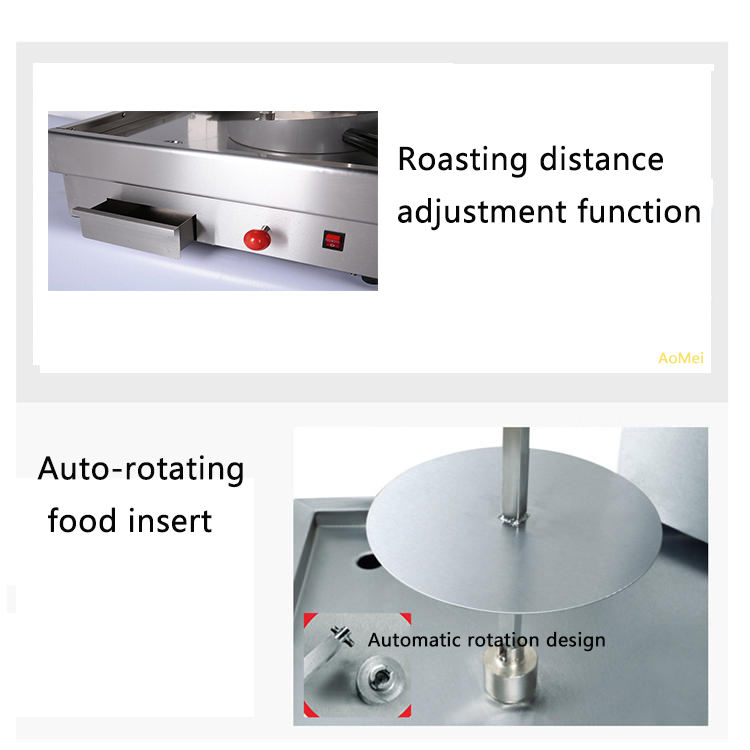 3 Burners Automatic Chicken Doner Kebab Shawarma Grill Equipment Machine with Broilers