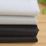 Non Woven Satin Interlining For Wrap Knit Within White Black Gray