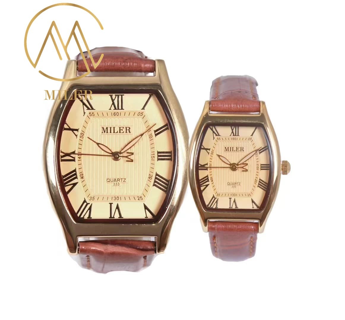 Water Resistance 30 Meters Leather Strap Quartz Watch Modern and Customizable