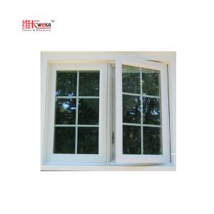 China Vinyl Casement Window Door Triple Glazed Swing Out Windows ISO9001 Certificated factory