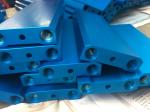 Ra0.4 Blue Anodized Aluminum Parts 6082T5 Aluminum T Slot Frame With M6 Holes