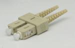 Fiber Optical Duplex Sc Connector 2.0mm Ceramic Sleeve For Patch Cords