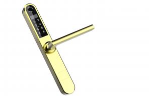 China Durable Aluminium Door Lock Finger Scan Button Digital Panel Electronic Screen Operation factory