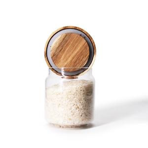 China High Quality Decorative Food Glass Storage Jar For Saving Chocolate Coffee Candy With Cork factory