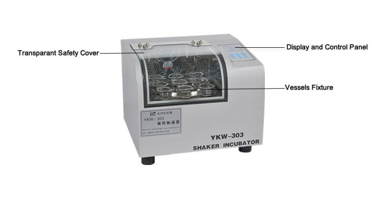 26mm Thermostatic Microplate Rotary Shaking Incubator For Bio Laboratory