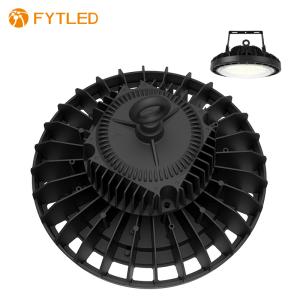 China Round 200W 5000K High Bay Pendant Lighting With Battery Backup factory