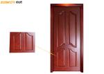 4 Panel PU Painting Hinged Pinewood Wooden Interior Doors