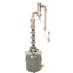 GHO 100L Vodka Alcohol Distillation Equipment Made of SS304 and Red Copper