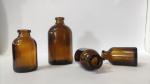 Hot Stamping 20ml Molded Glass Vial Borosilicate Glass Reagent Bottle