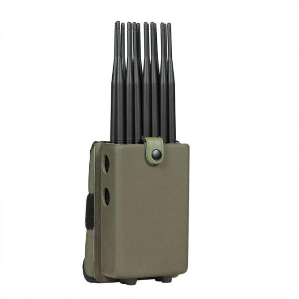 27 Antennas 2G 3G 4G LTE 5G WIFI Portable Cell Phone Jammer w/ GPS VHF UHF FM