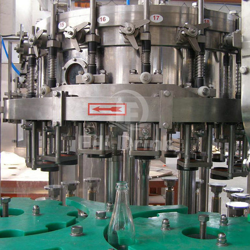 3 In 1 Glass Juice Bottle Filling Machine Small Juice Filling Machine with Aluminium Cap
