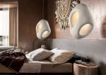 Cement and concrete and resin light fixtures travel hotel and house contemporary