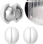 Strong Magnets for Shower Curtain Heavy-Duty Never Rust No Noise Silicone Coated