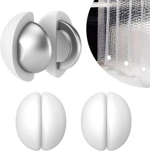 China Strong Magnets for Shower Curtain Heavy-Duty Never Rust No Noise Silicone Coated factory