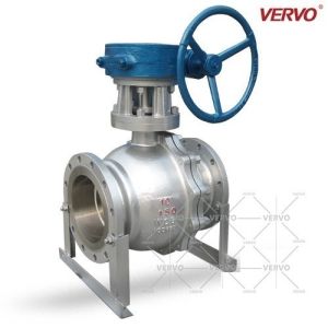 China 10 150LB Flanged Side Entry Floating Ball Valve DN250 2 Piece API6D Astm A216 Wcb RF on sale