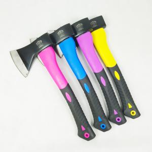 China #45 Forged Carbon Steel Colored Plastic Handle Working Axe in Hand Tools (XL0136) factory