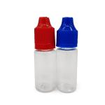 Transparent 10ml 15ml 30ml 60ml 80ml 100ml PET E Liquid Bottle With Customized