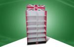 Red Cardboard Floor Pallet Display Stand for Clothes / Medicine / Cosmetics