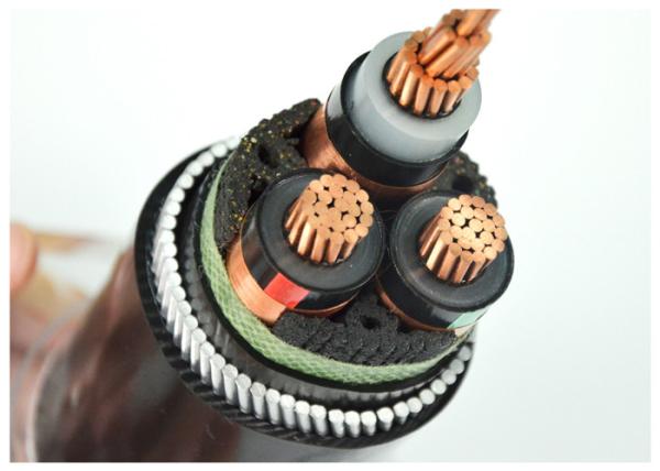 Three-core XLPE-insulated Steel Wire Armoured Electrical Cable 300mm2 XLPE