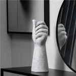 High quality home decoration pieces hand shape art ornament office room interior