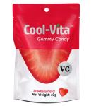 Yummy Fruit Gummy Vitamins Funny Strawberry Designed Heart Shaped Small 60g Per